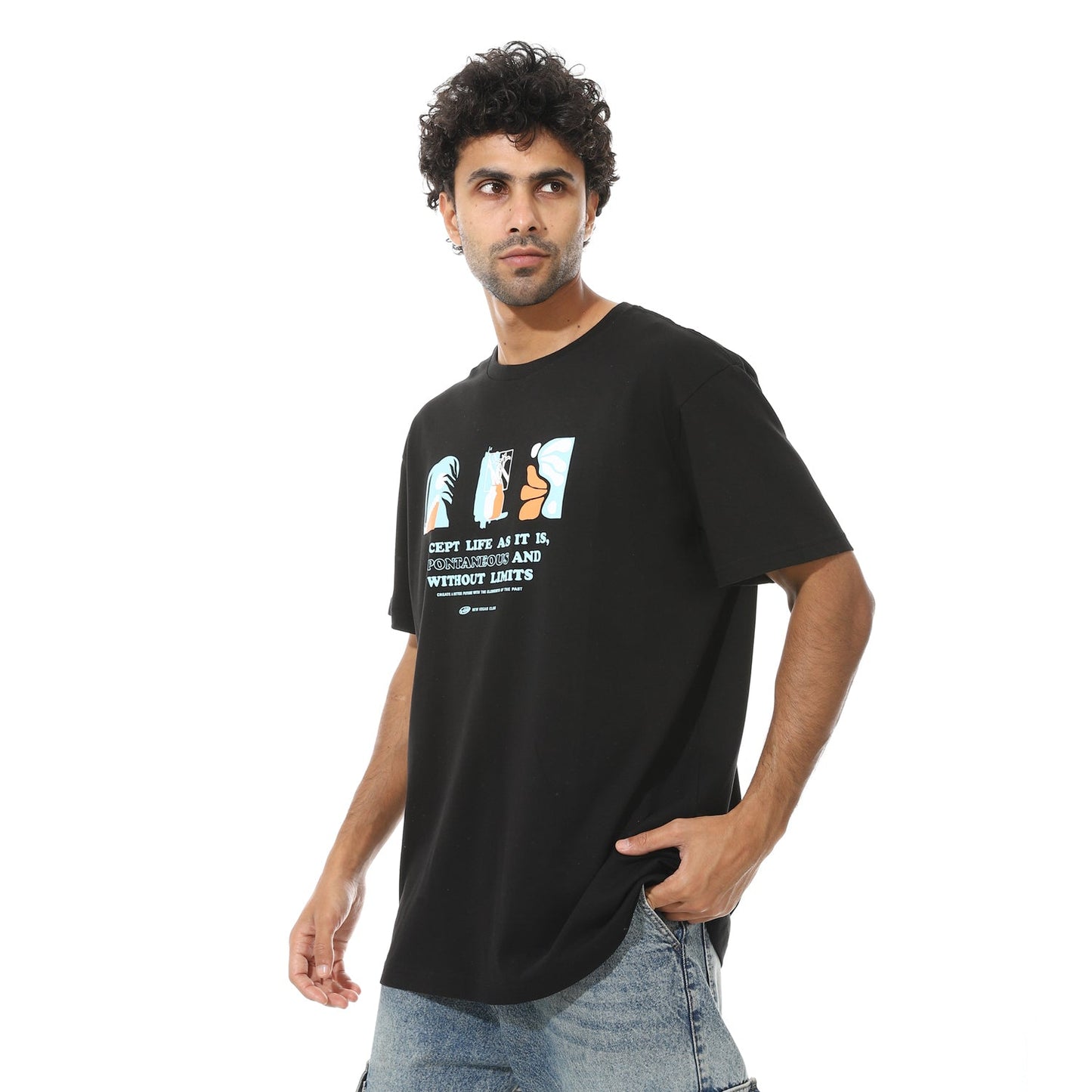 Men's Printed Cotton T-Shirt