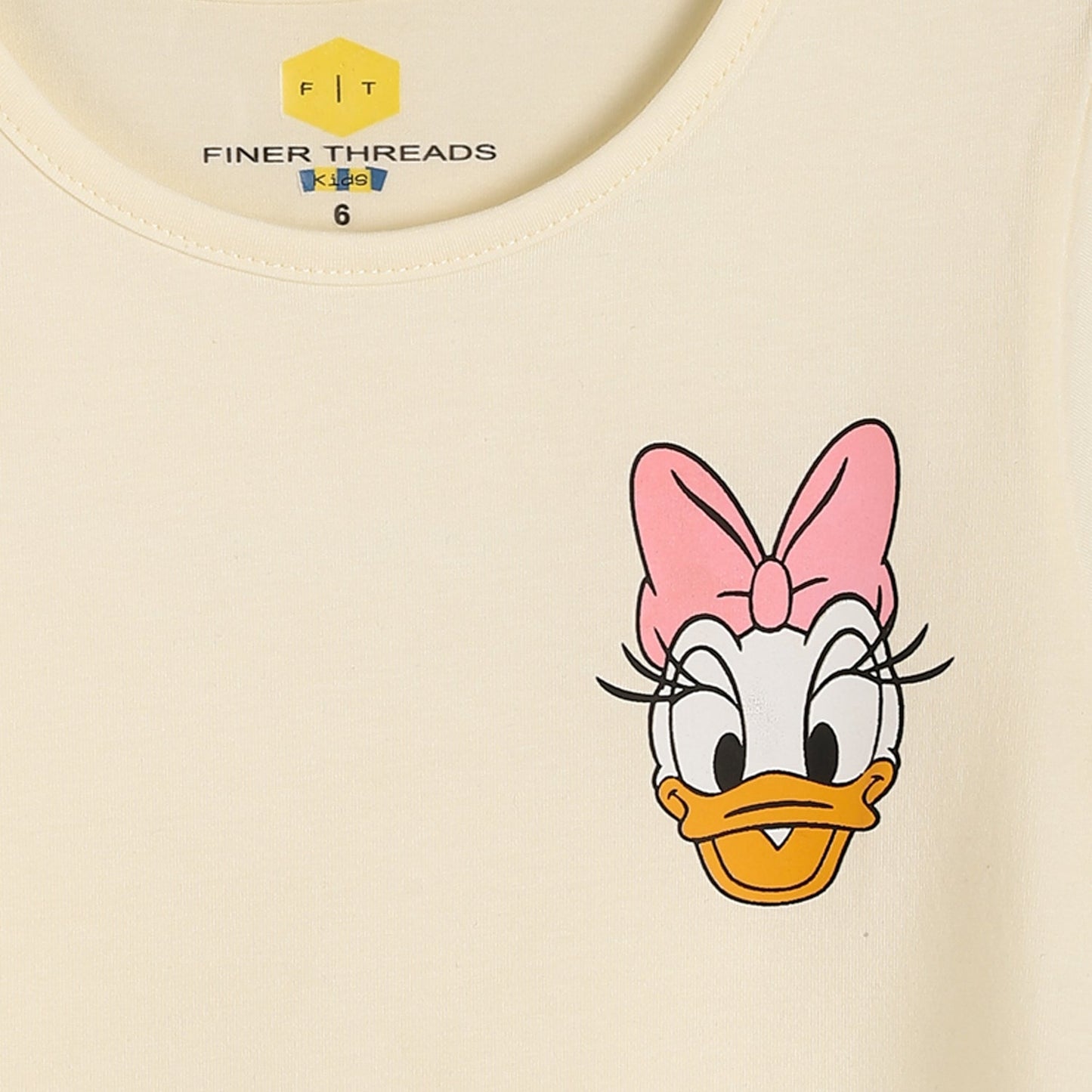 Girls Cotton Printed T-Shirt