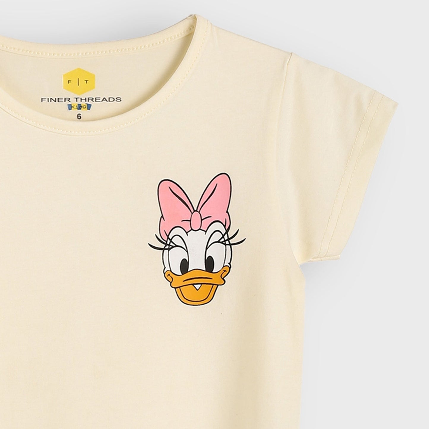Girls Cotton Printed T-Shirt