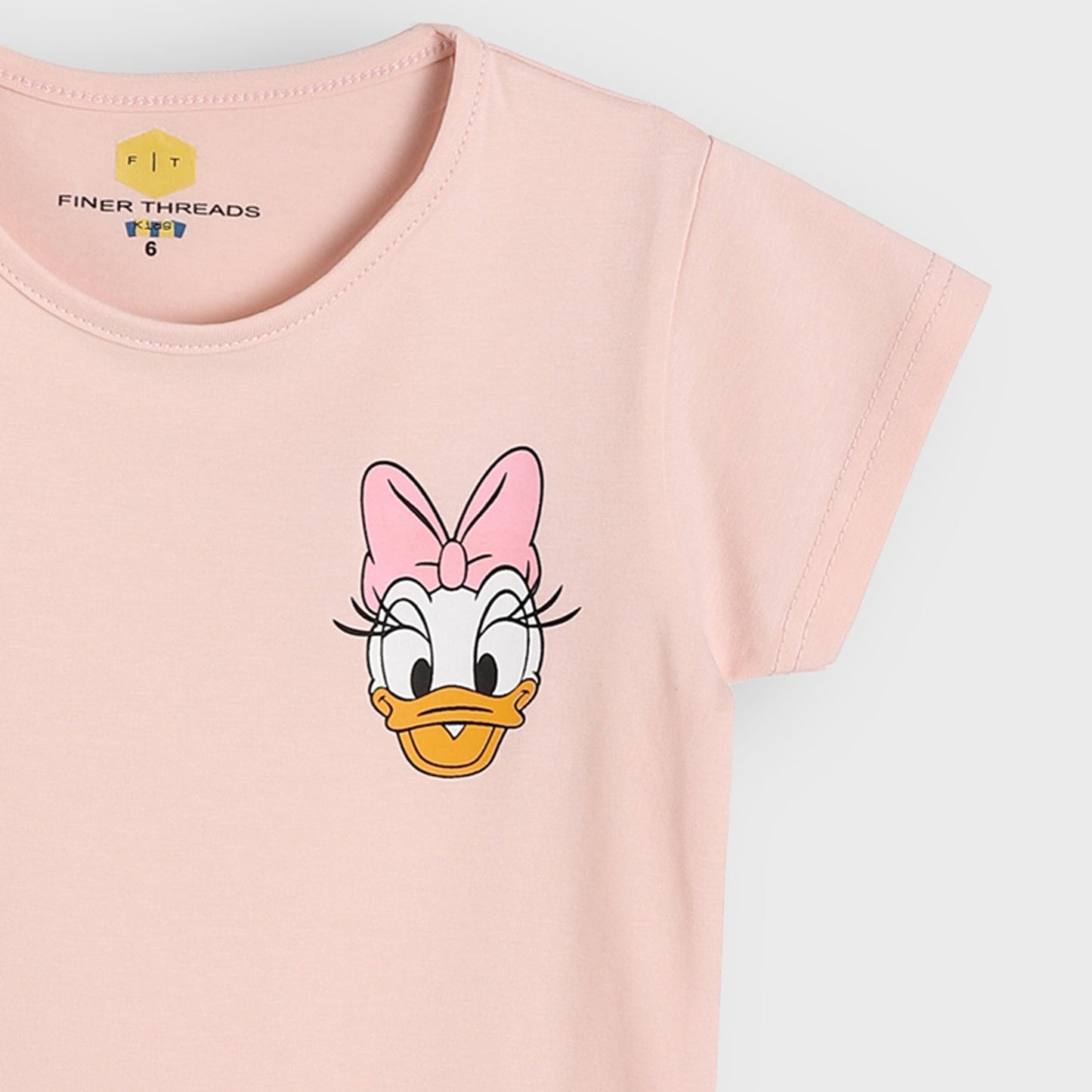 Girls Cotton Printed T-Shirt