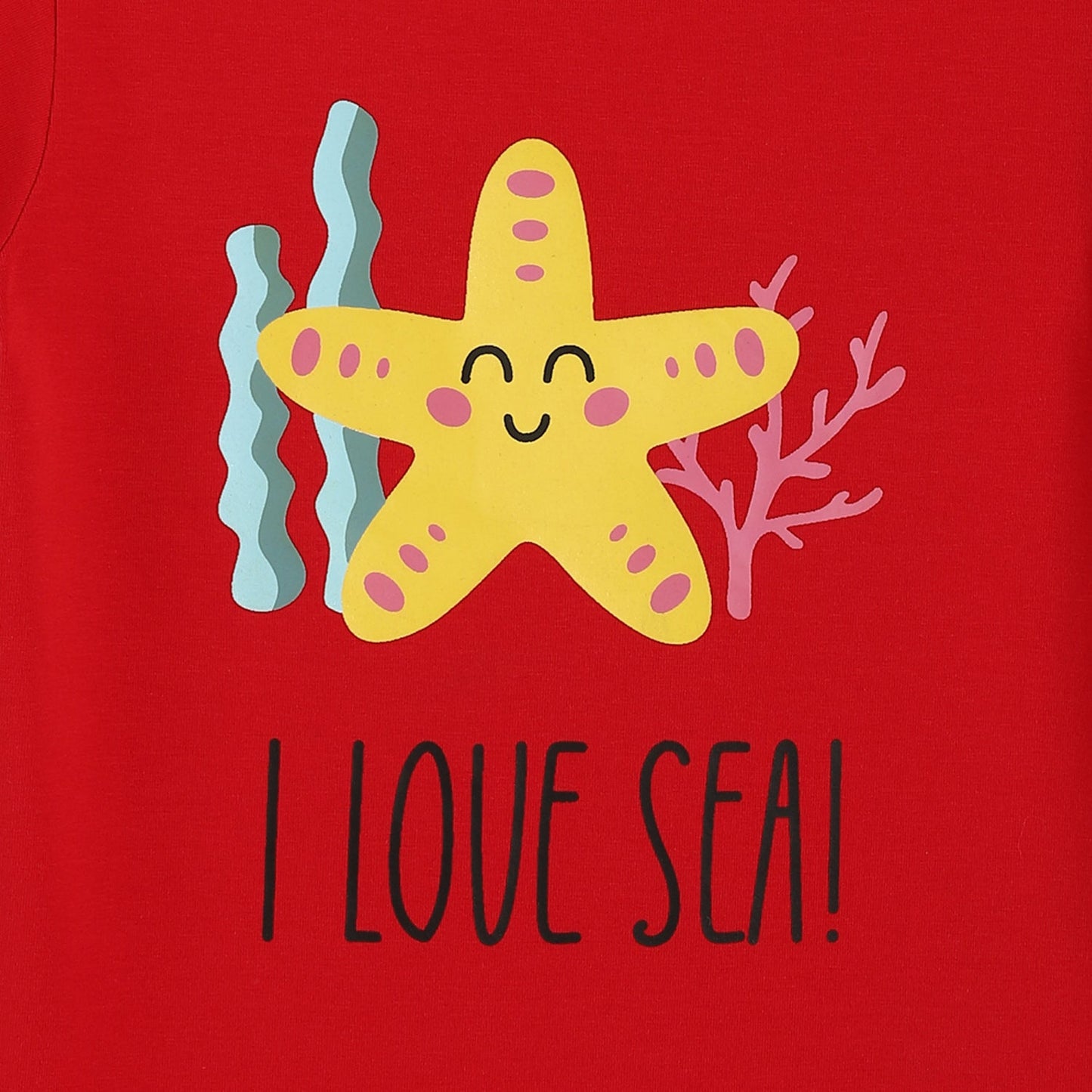 Girls Cotton Printed T-Shirt