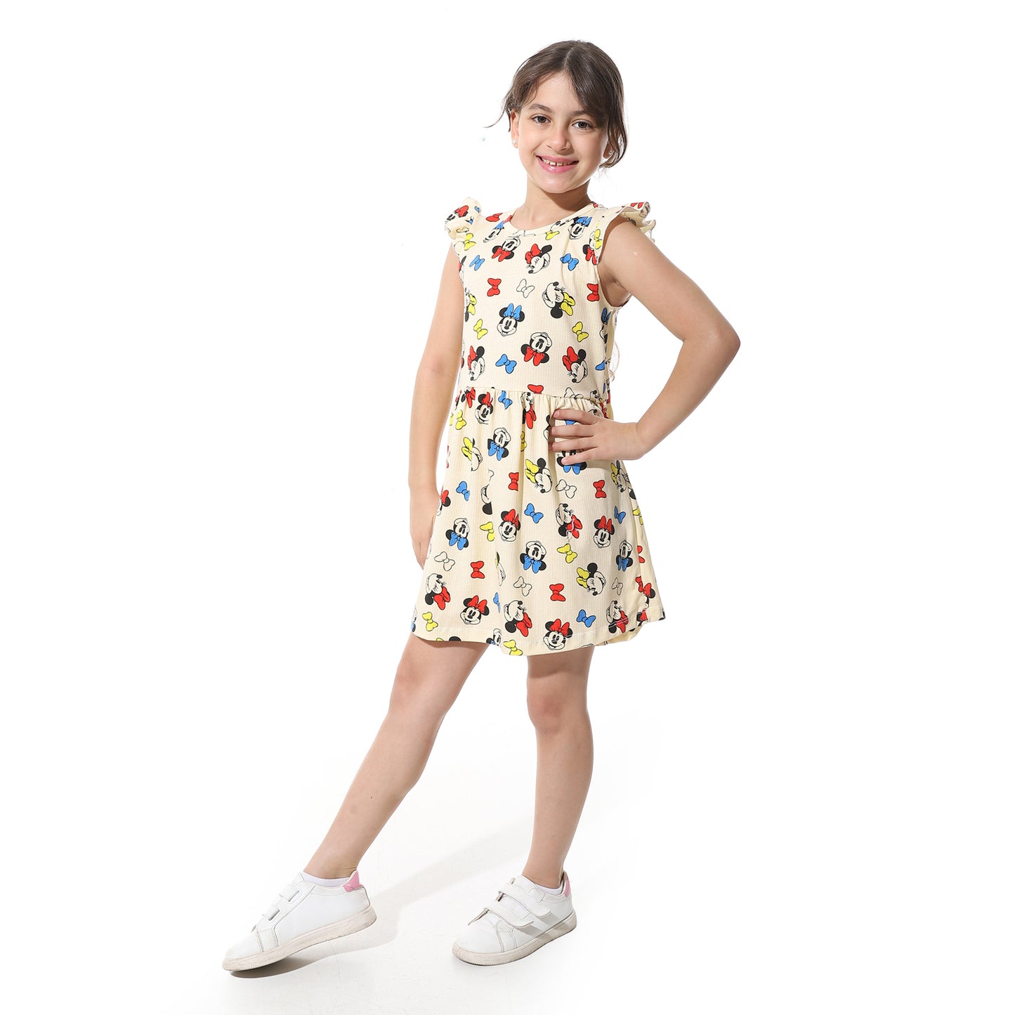 Girls Cotton Printed Dress