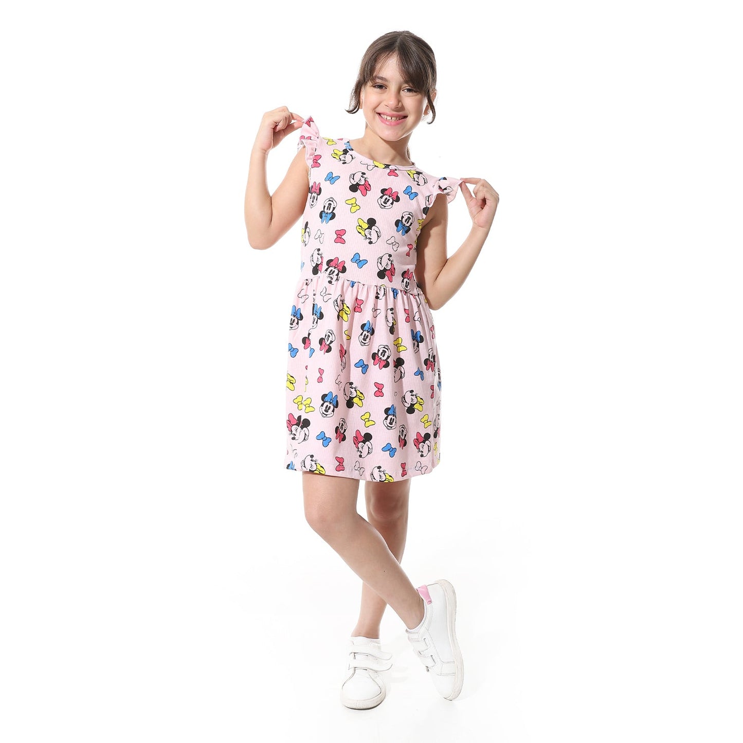 Girls Cotton Printed Dress