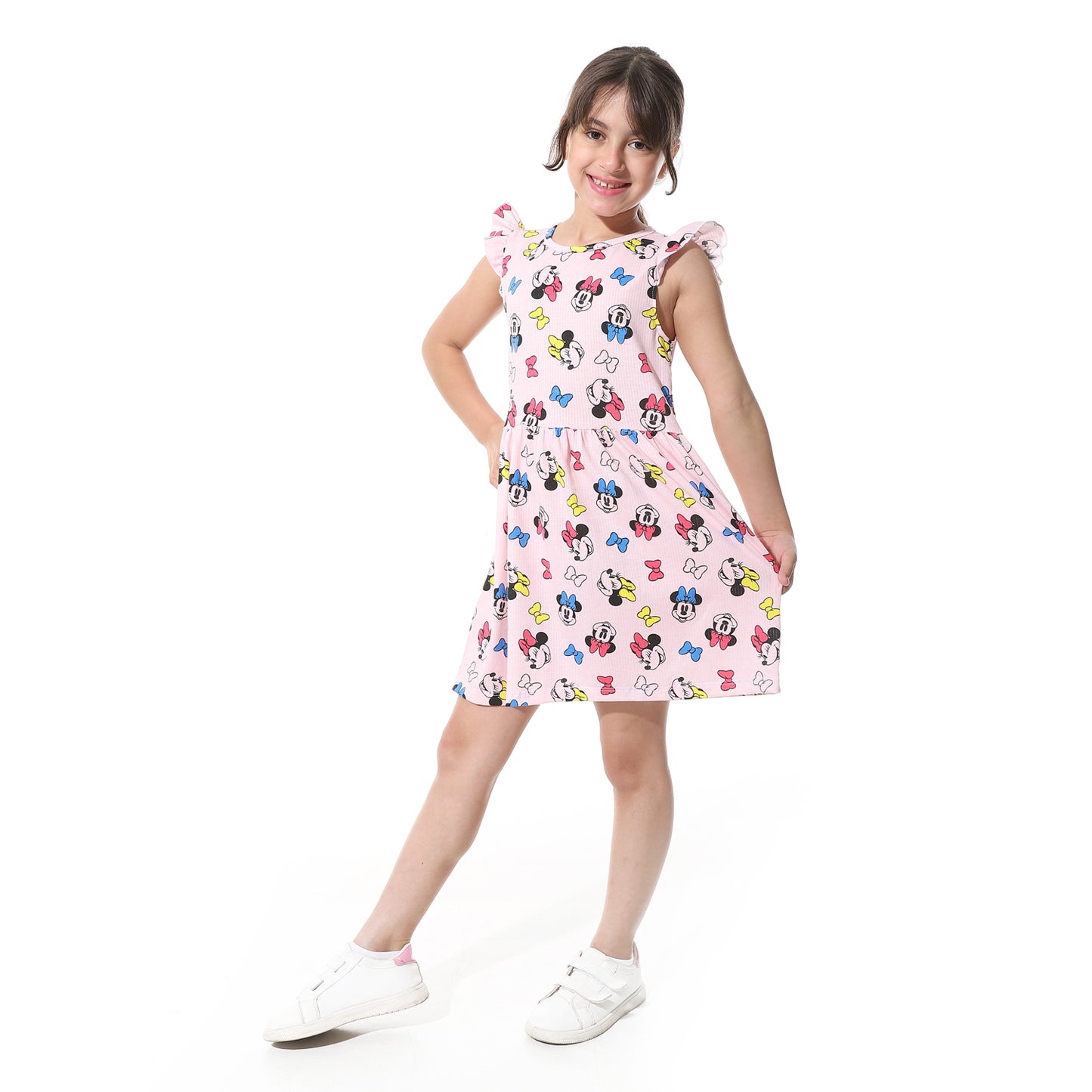 Girls Cotton Printed Dress