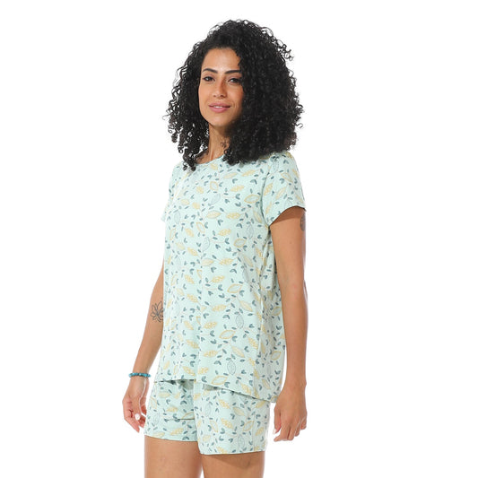 Women's Cotton Printed Pajama