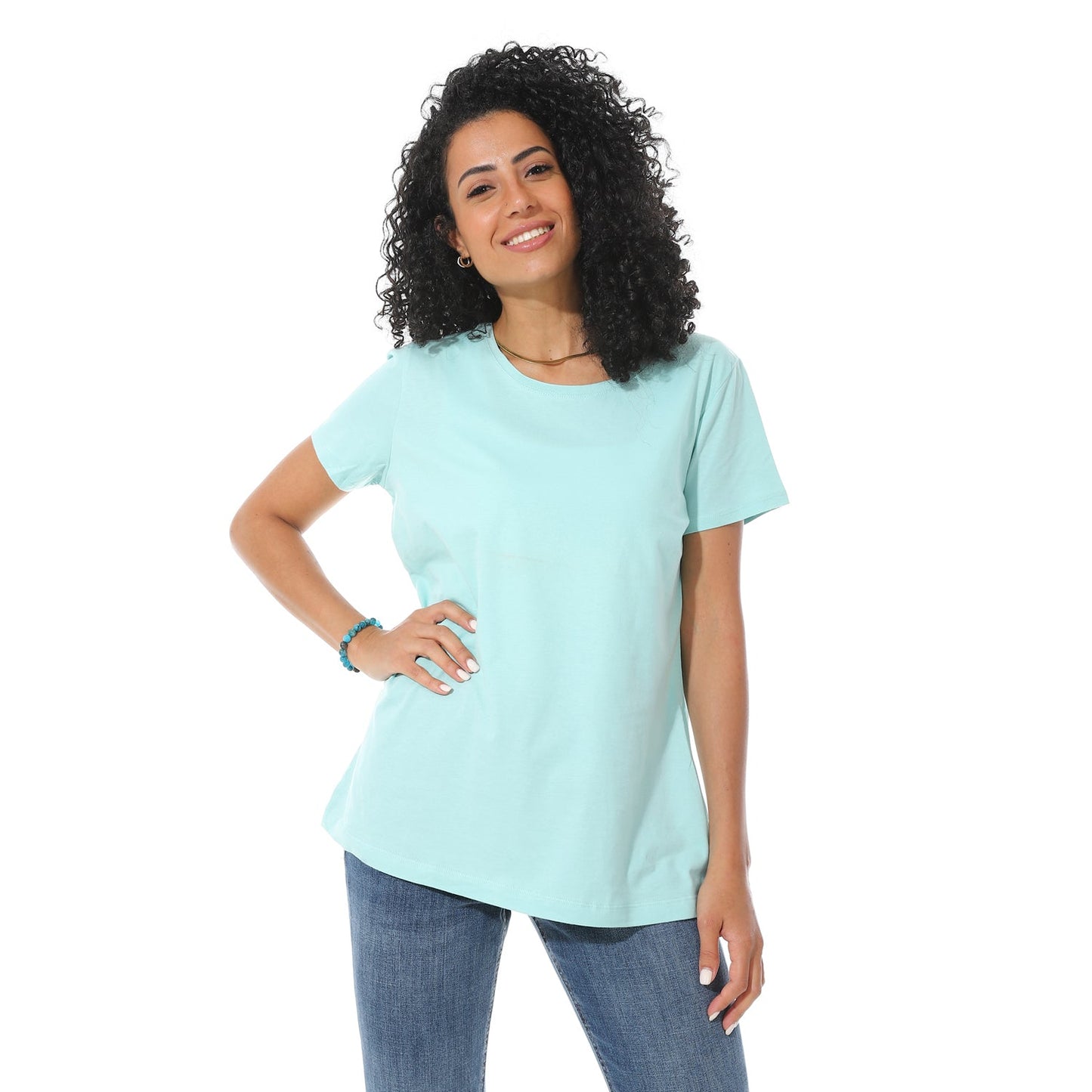 Women's Cotton Plain T-Shirt
