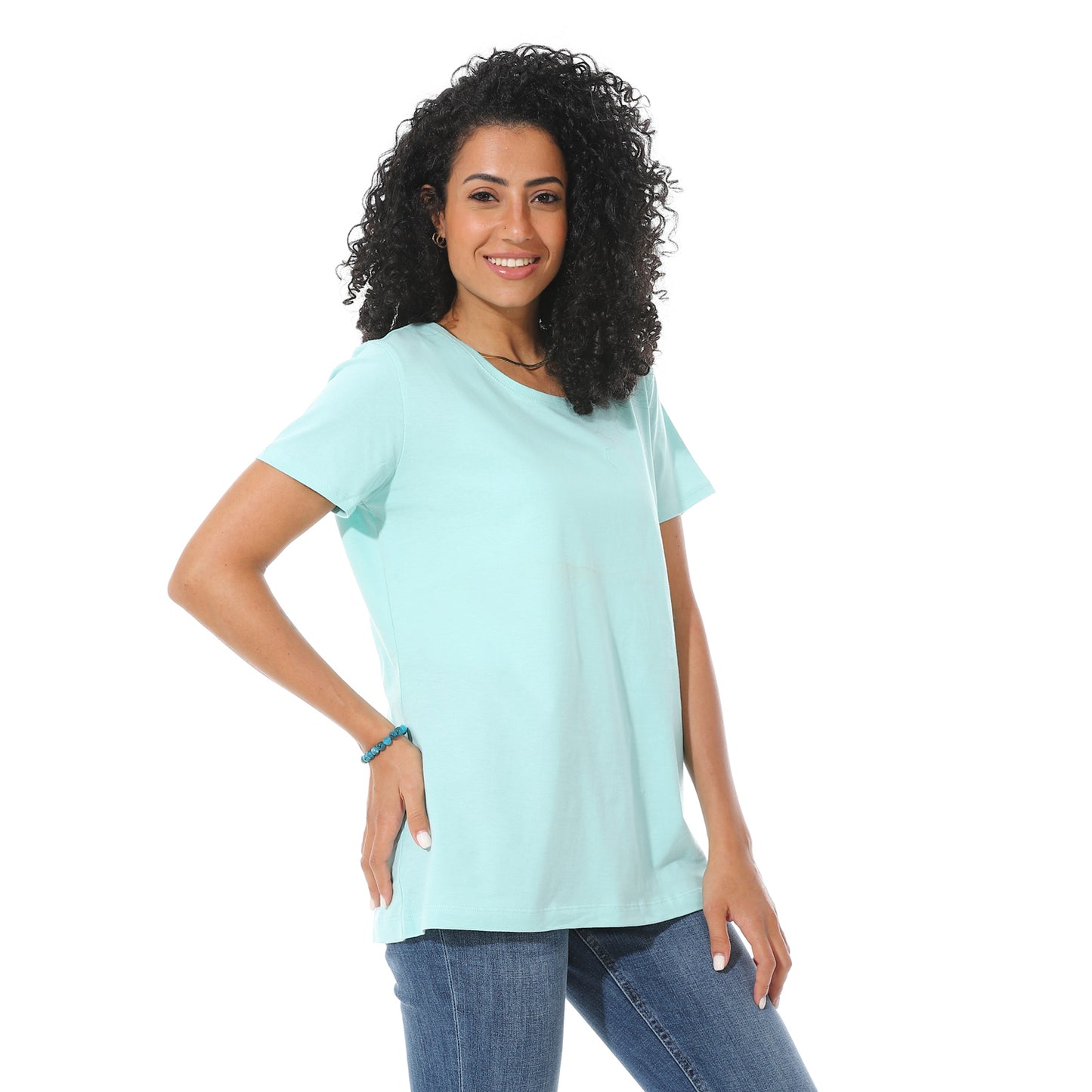 Women's Cotton Plain T-Shirt