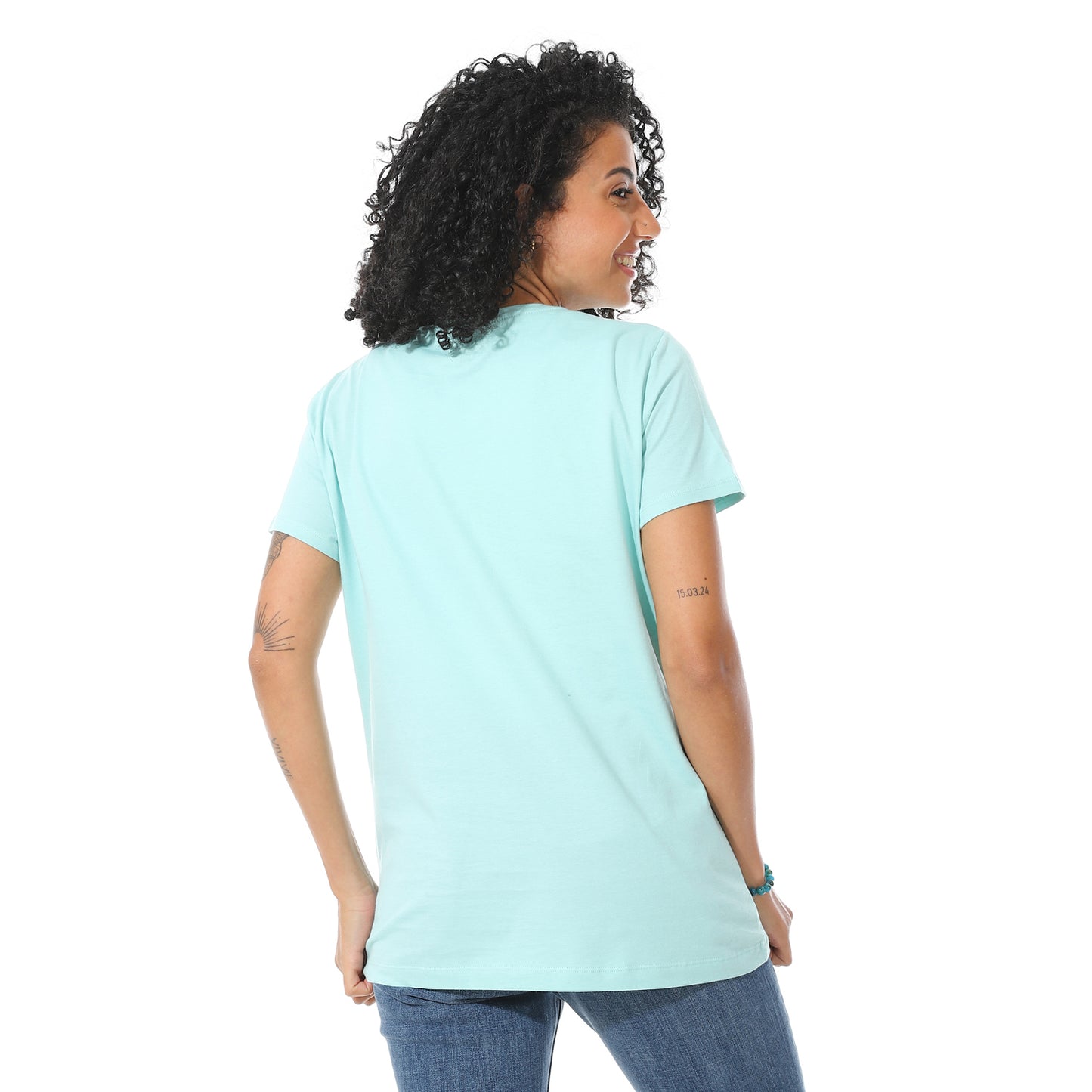 Women's Cotton Plain T-Shirt