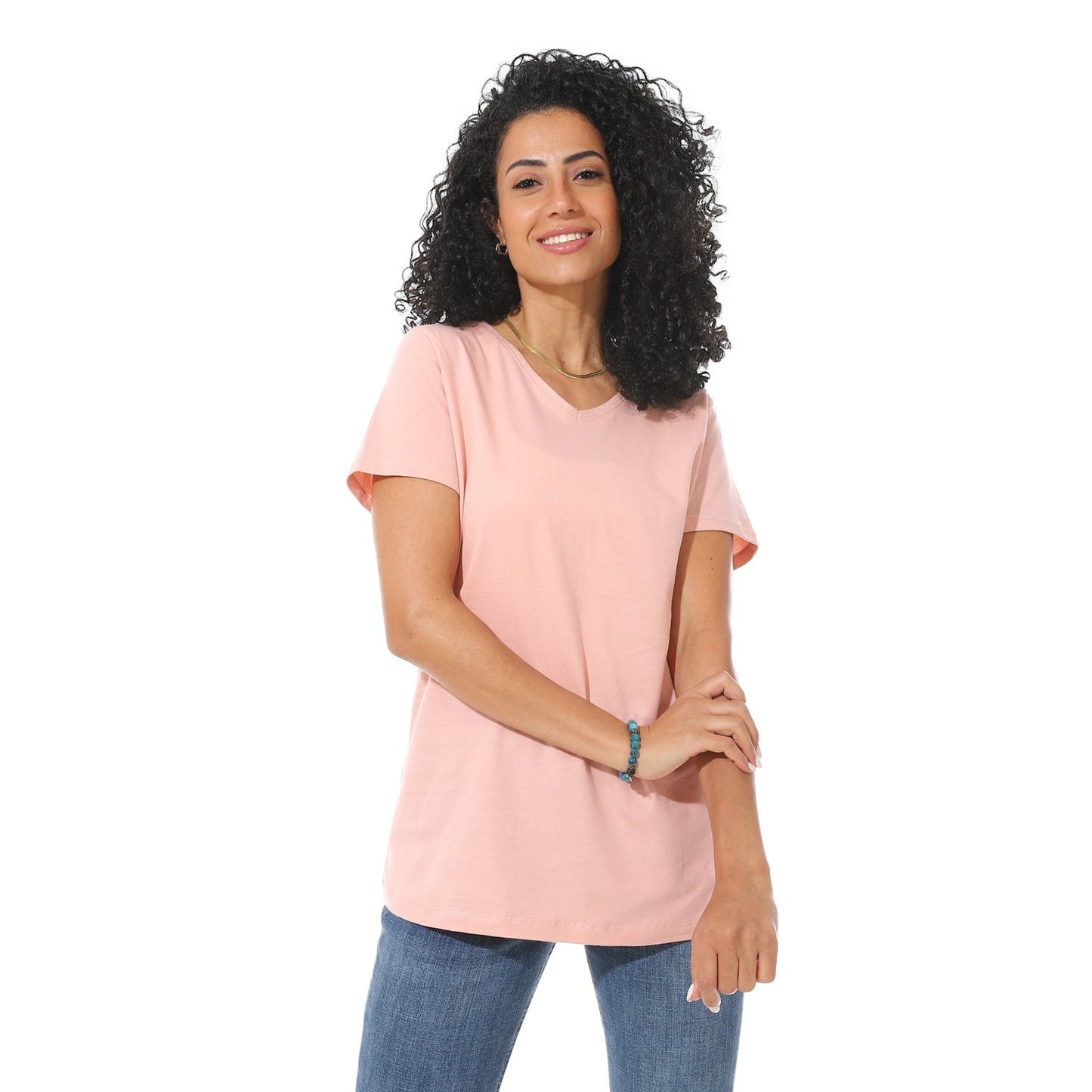 Women's Cotton Plain T-Shirt