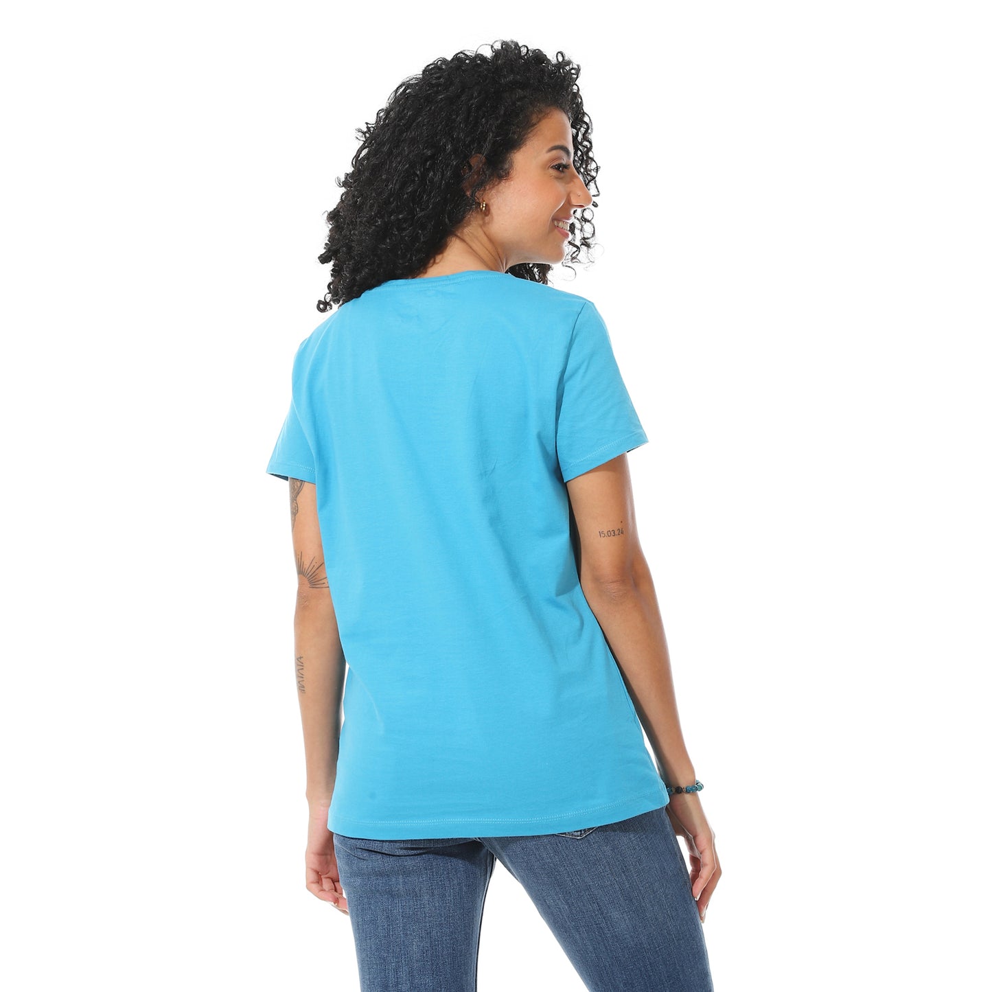 Women's Cotton Plain T-Shirt