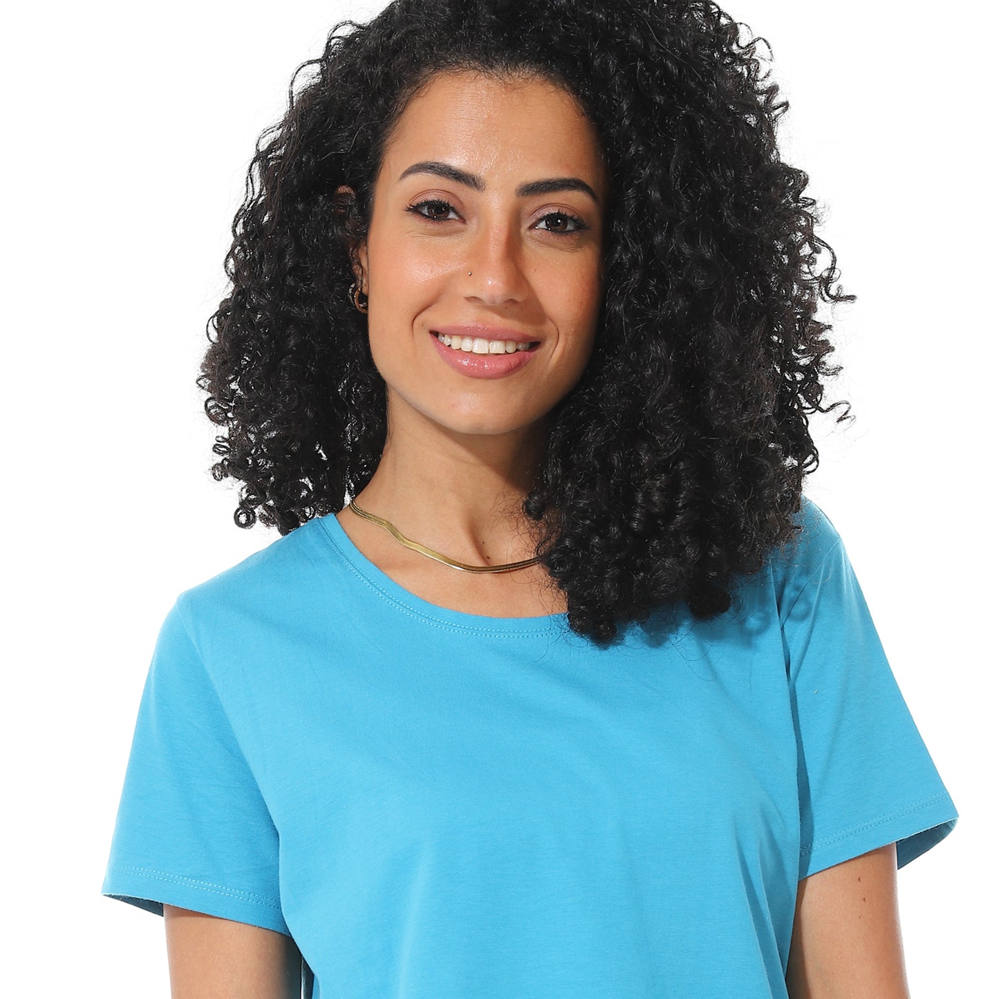 Women's Cotton Plain T-Shirt