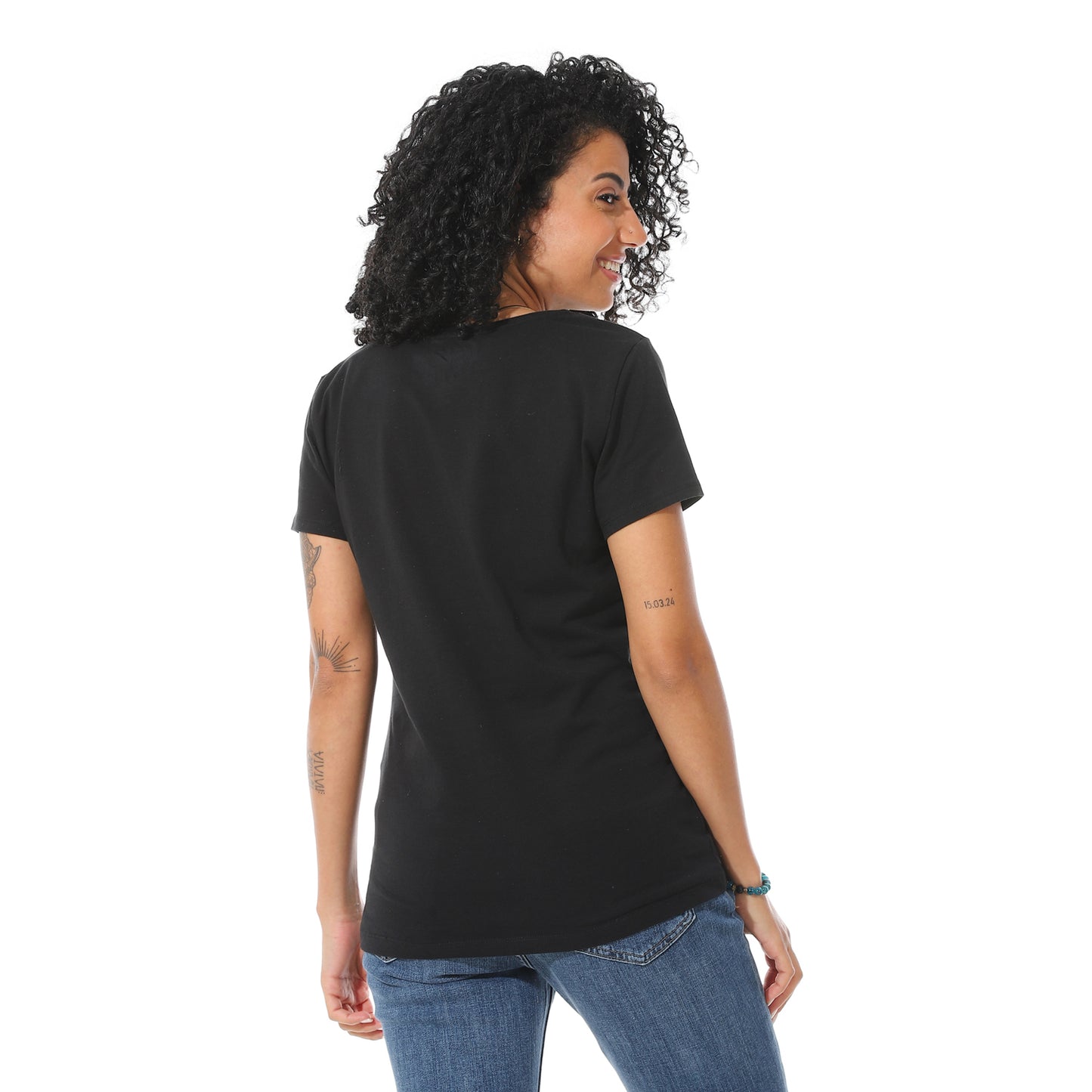 Women's Cotton Plain T-Shirt
