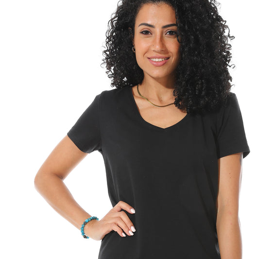 Women's Cotton Plain T-Shirt