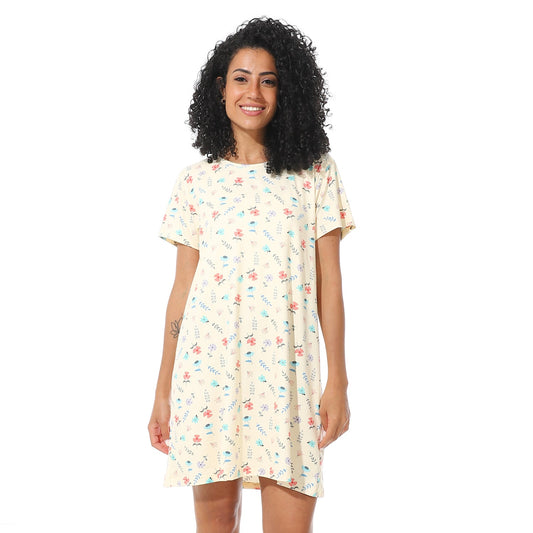 Women's Printed Sleeping Dress
