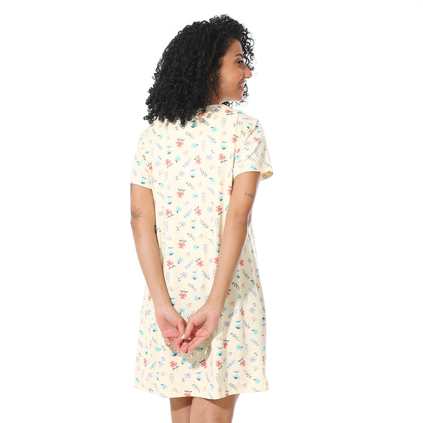 Women's Printed Sleeping Dress