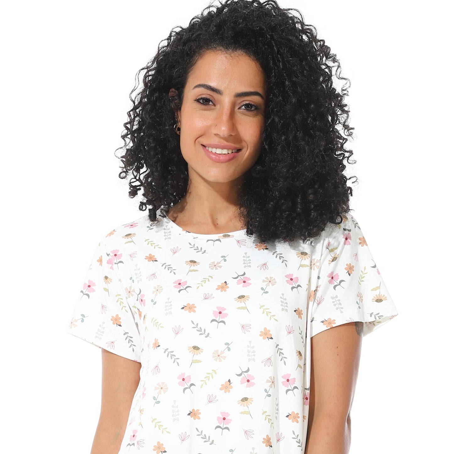 Women's Printed Sleeping Dress