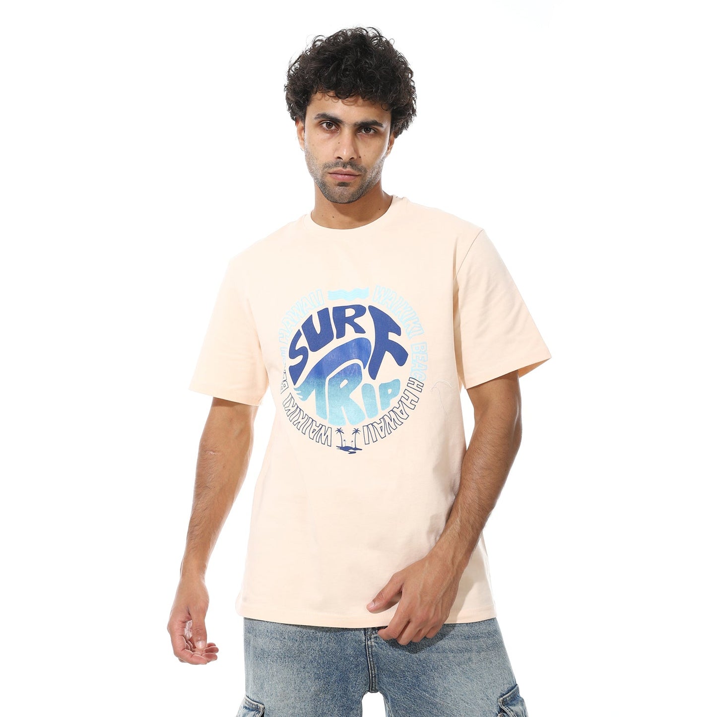 Men's Printed Cotton T-Shirt