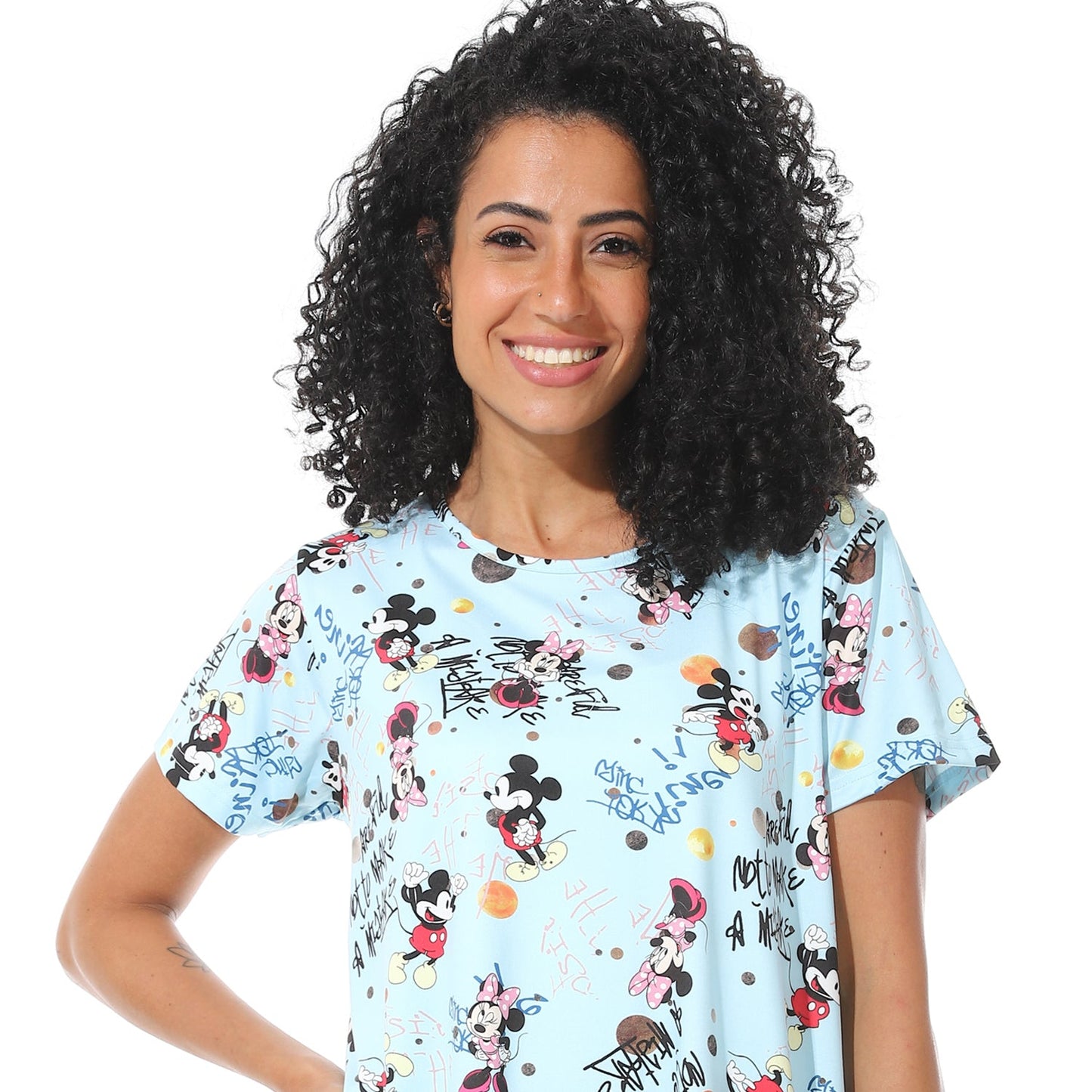 Women's Printed Sleeping Dress