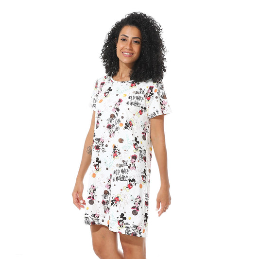 Women's Printed Sleeping Dress