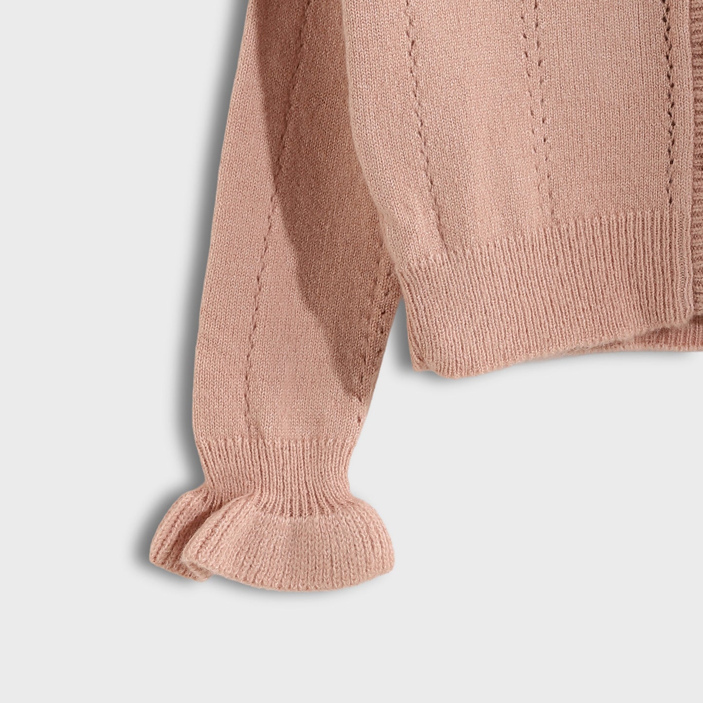 Girls Button-Up Knit Cardigan