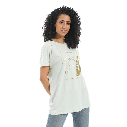 Women's Cotton Printed T-Shirt