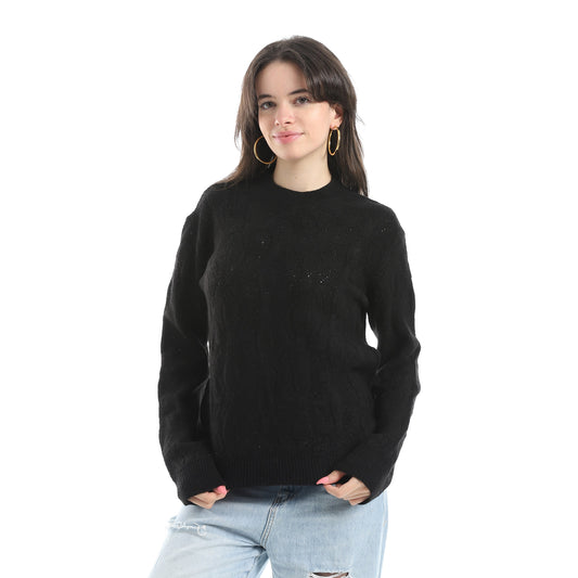 Women's Crew Neck Knit Sweater