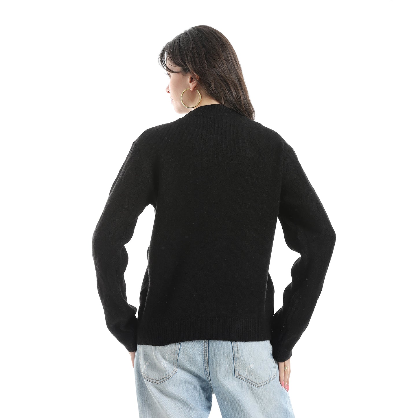 Women's Crew Neck Knit Sweater