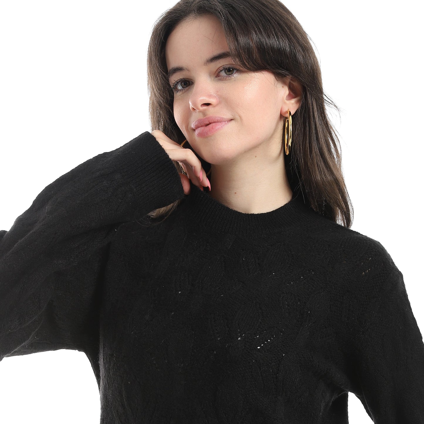 Women's Crew Neck Knit Sweater