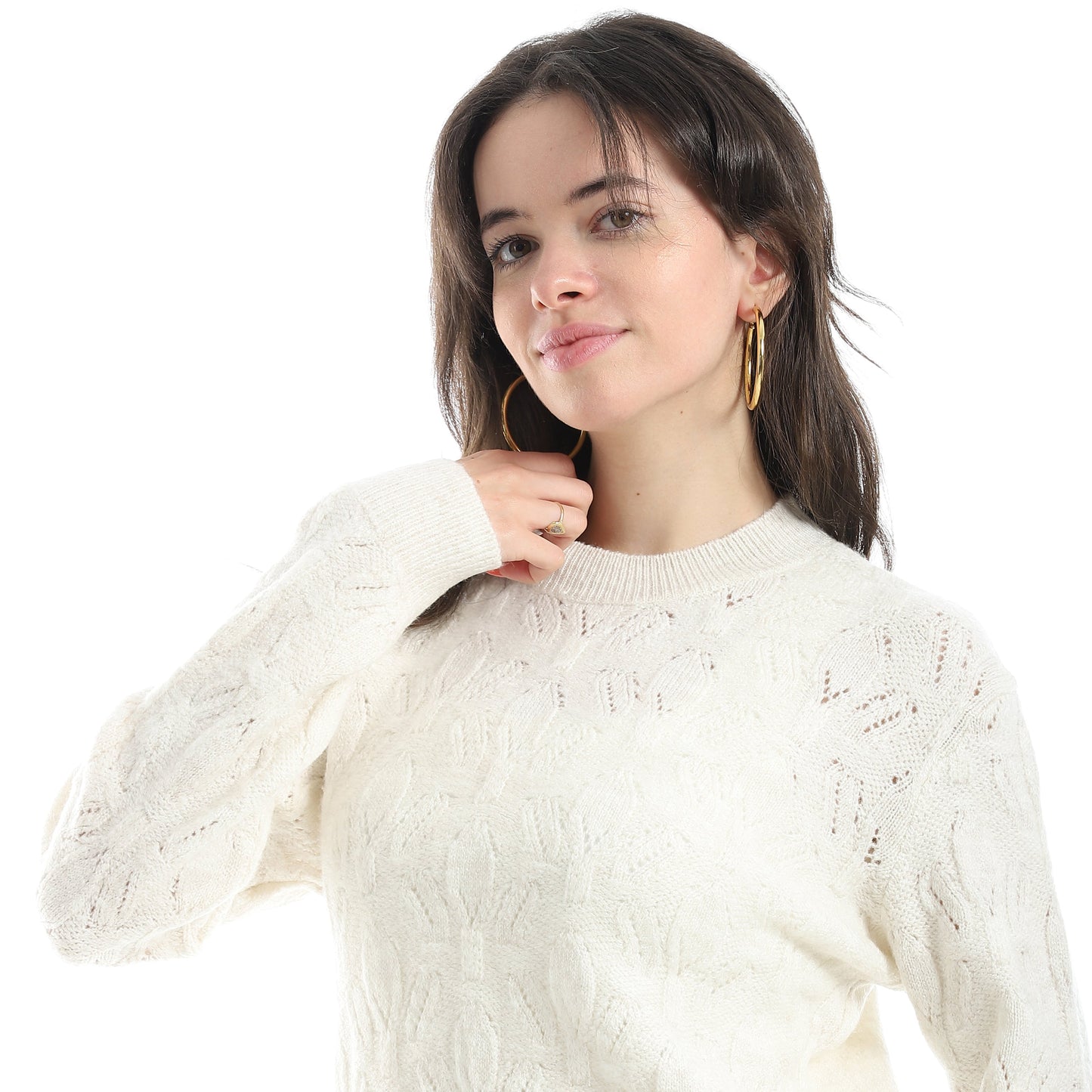 Women's Crew Neck Knit Sweater