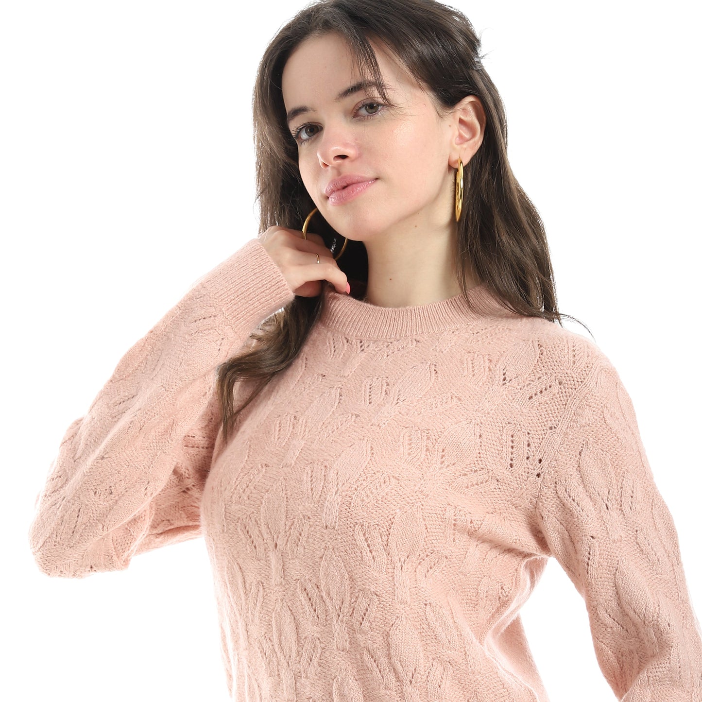 Women's Crew Neck Knit Sweater