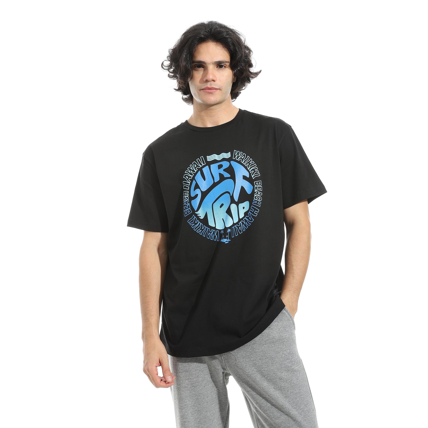 Men's Printed Cotton T-Shirt