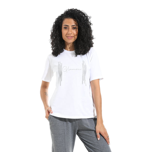 Women's Cotton Printed T-Shirt