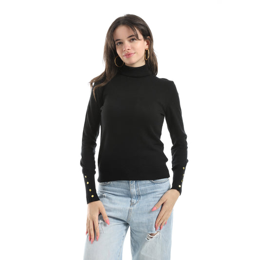 Women's High Neck Knit Sweater