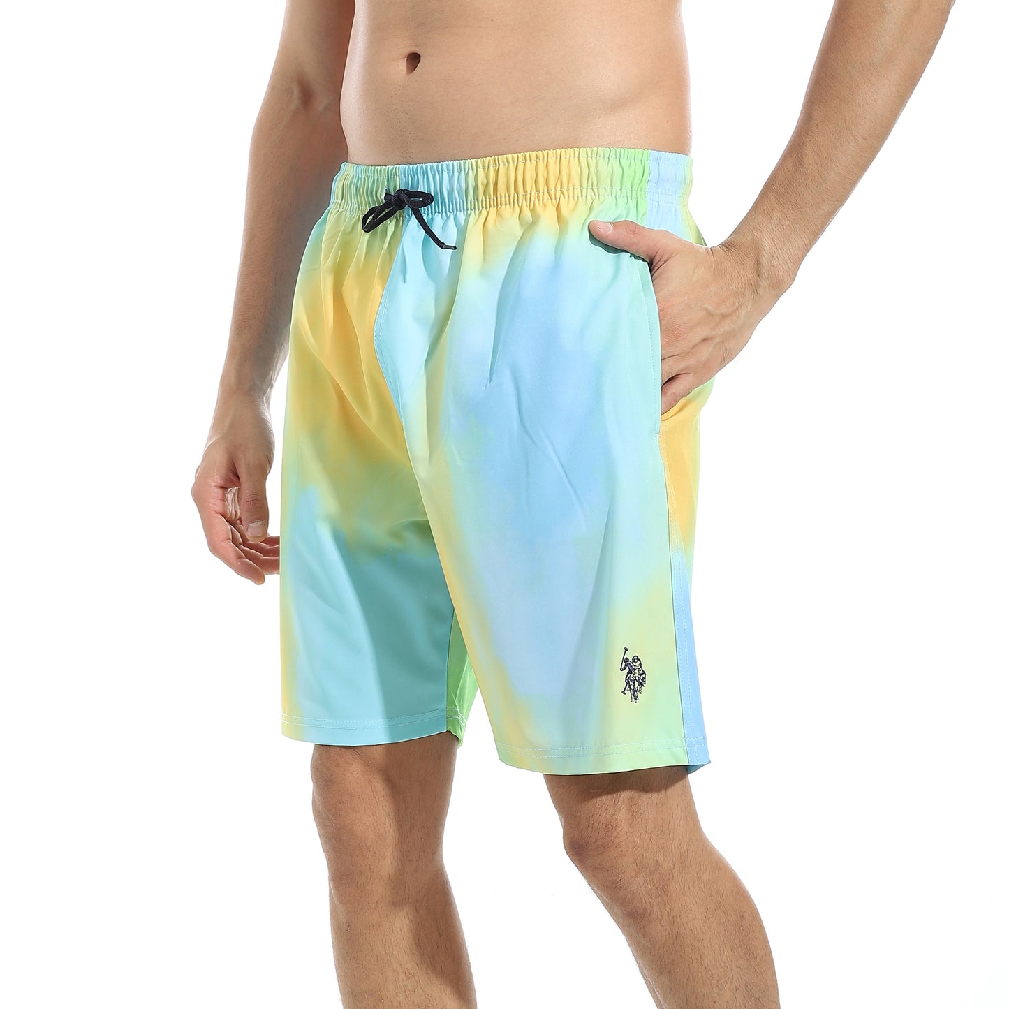 Men's plain swimming shorts