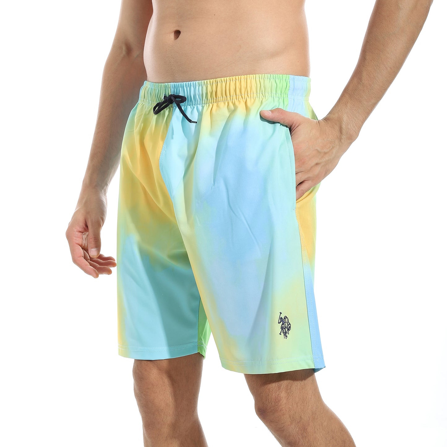 Men's plain swimming shorts