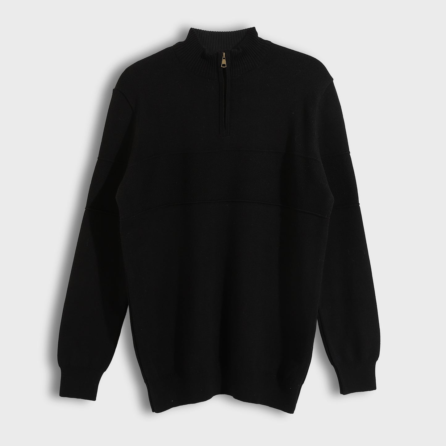Mens Half-Zip Knit Sweater