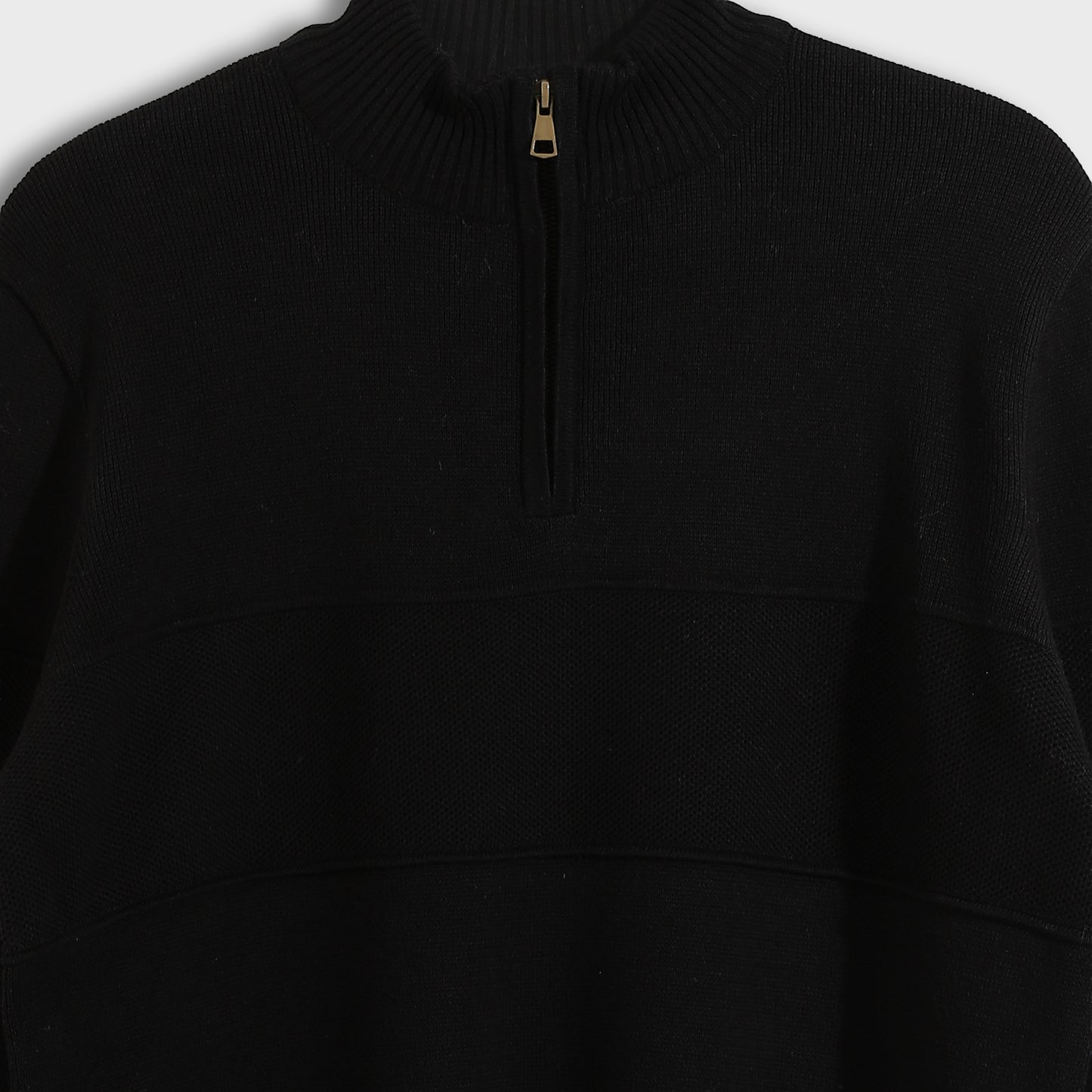 Mens Half-Zip Knit Sweater
