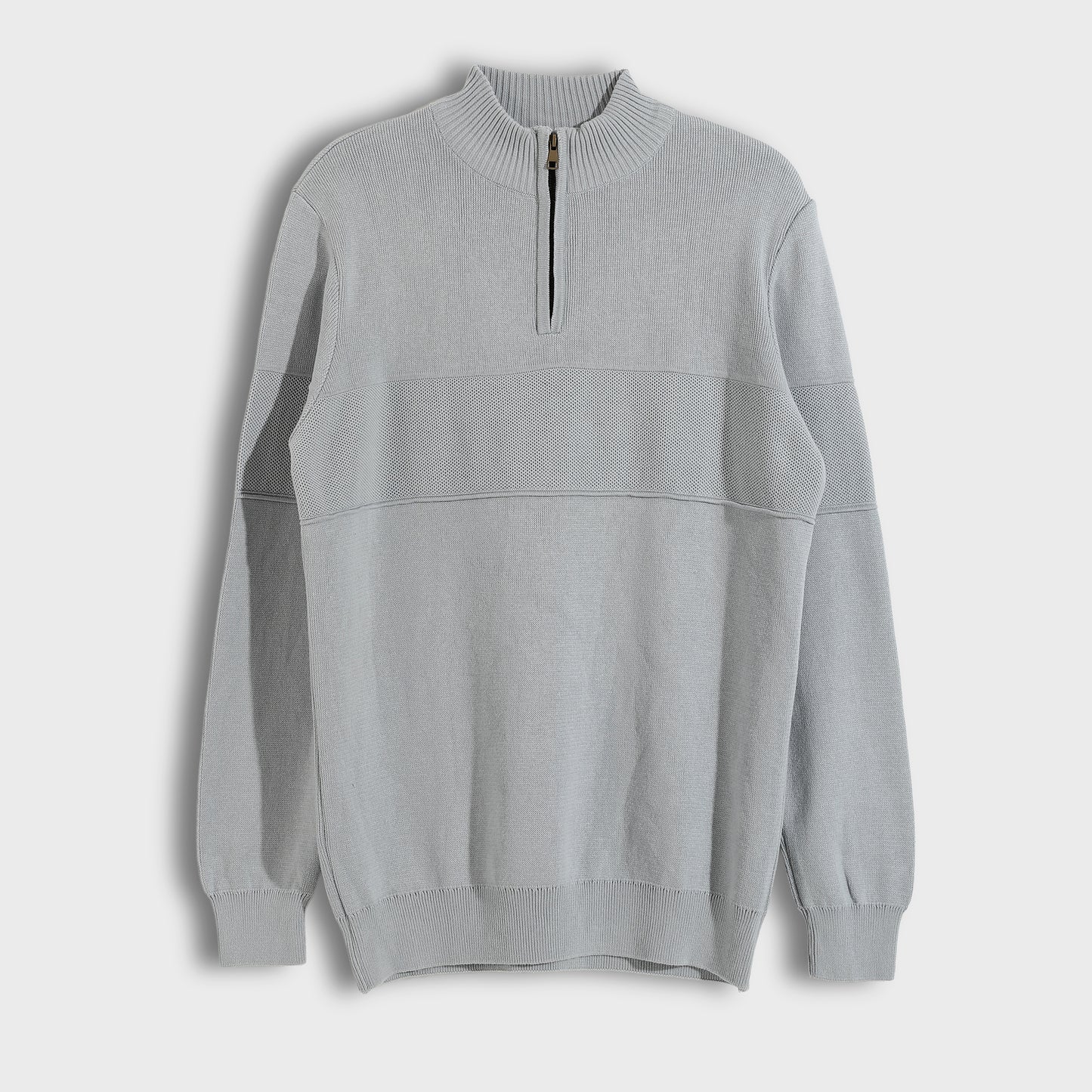 Mens Half-Zip Knit Sweater