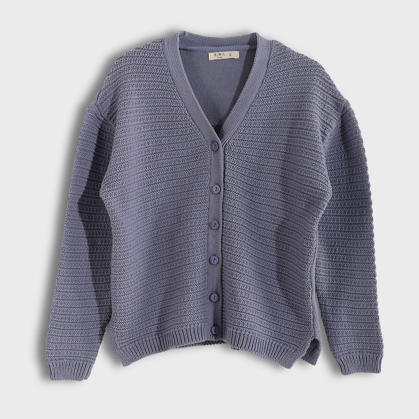 Girls V-Neck Knit Cardigan