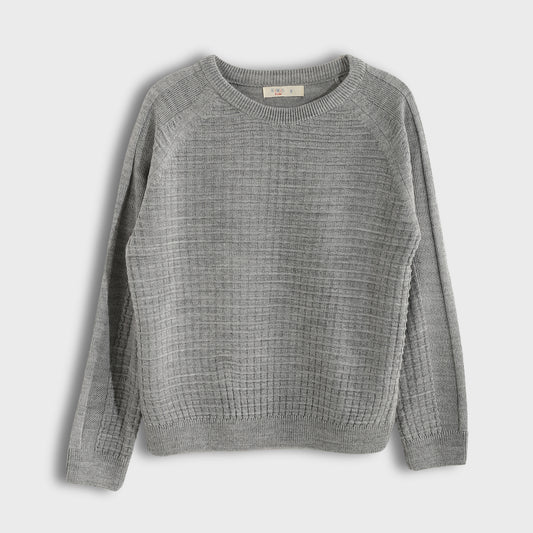 Boys Crew Neck Knit Sweater