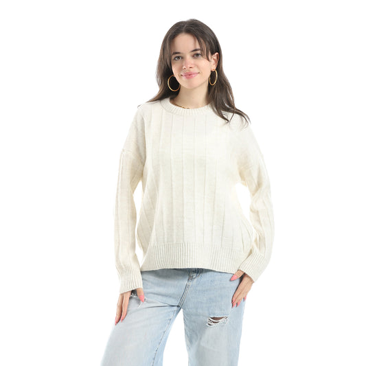 Women's Crew Neck Knit Sweater