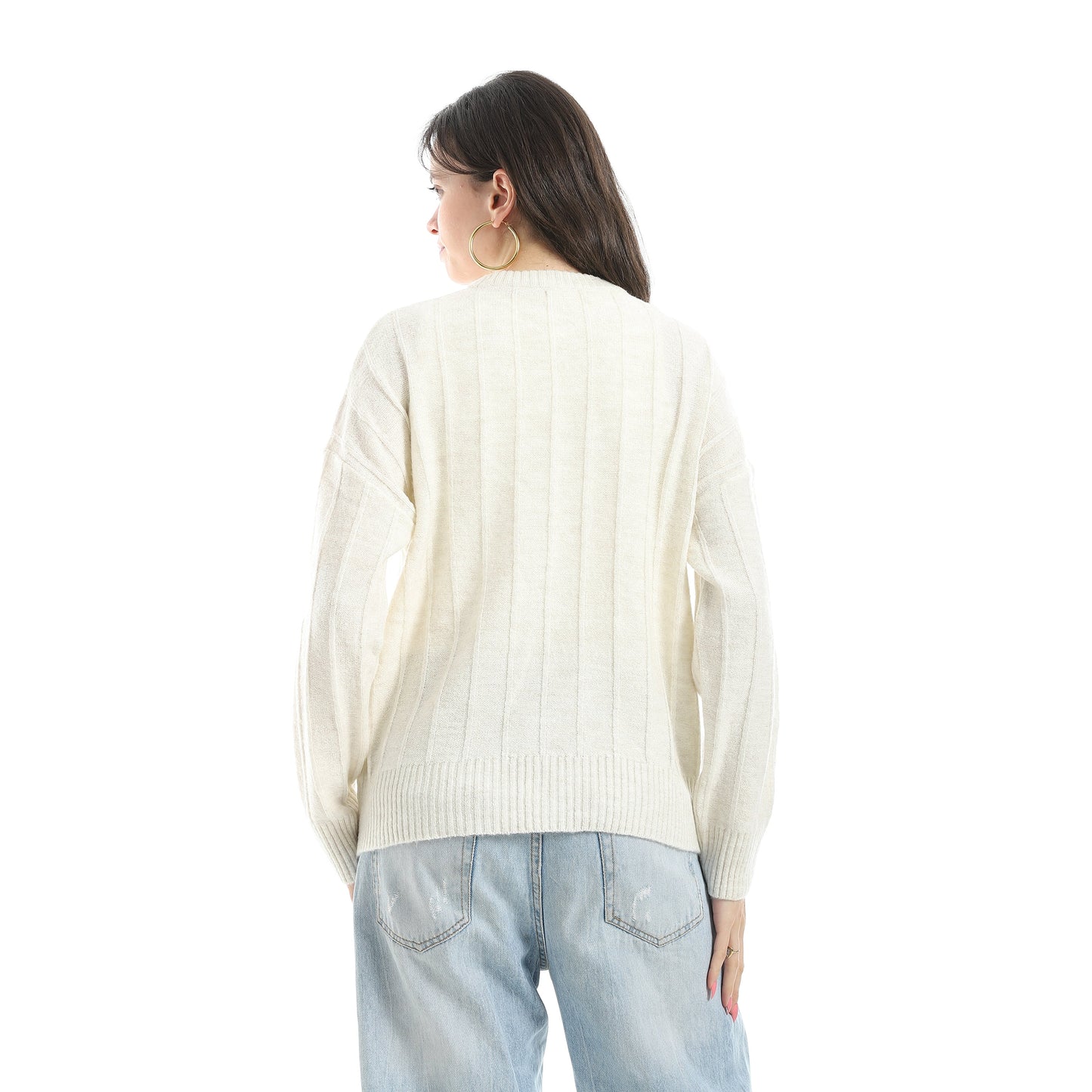 Women's Crew Neck Knit Sweater
