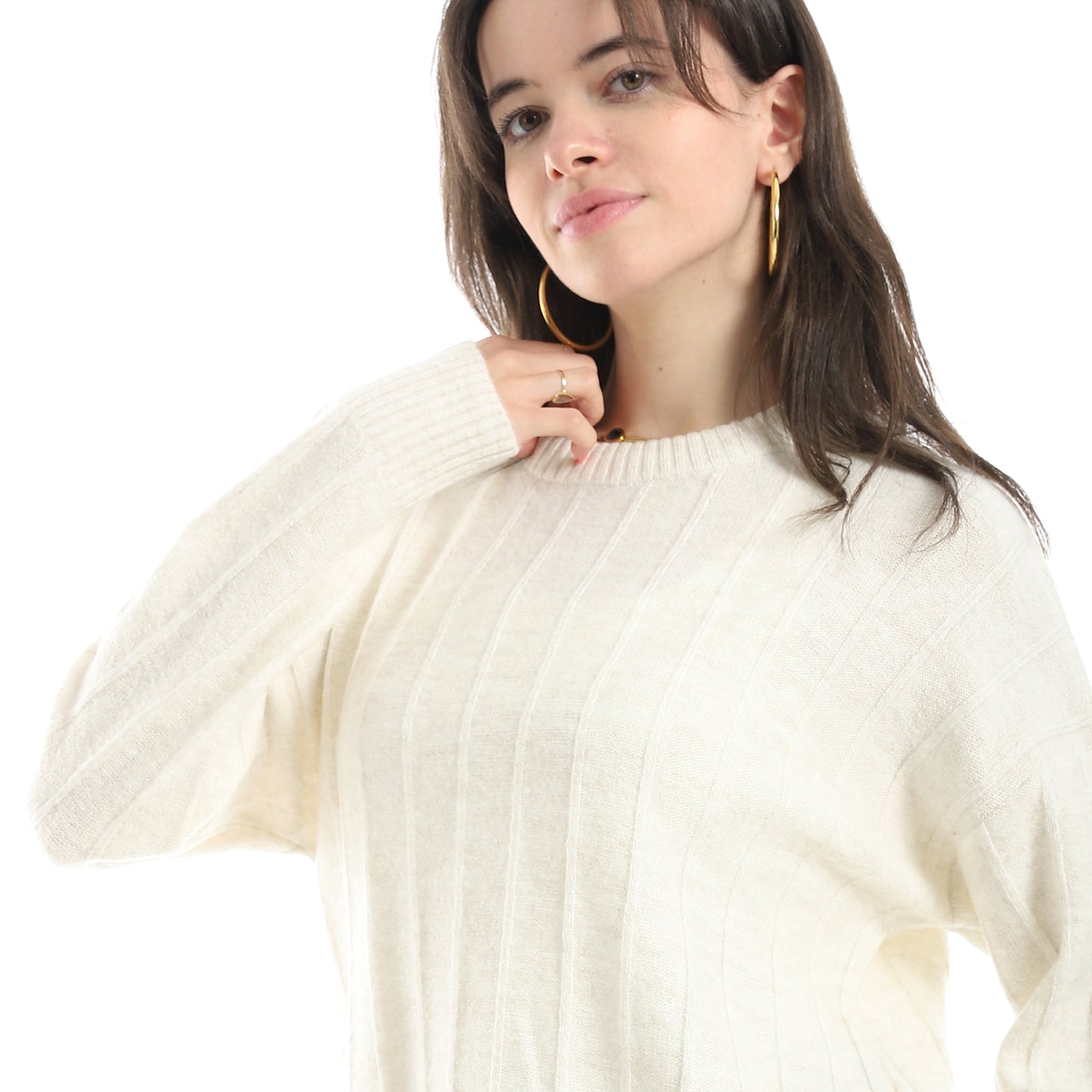Women's Crew Neck Knit Sweater