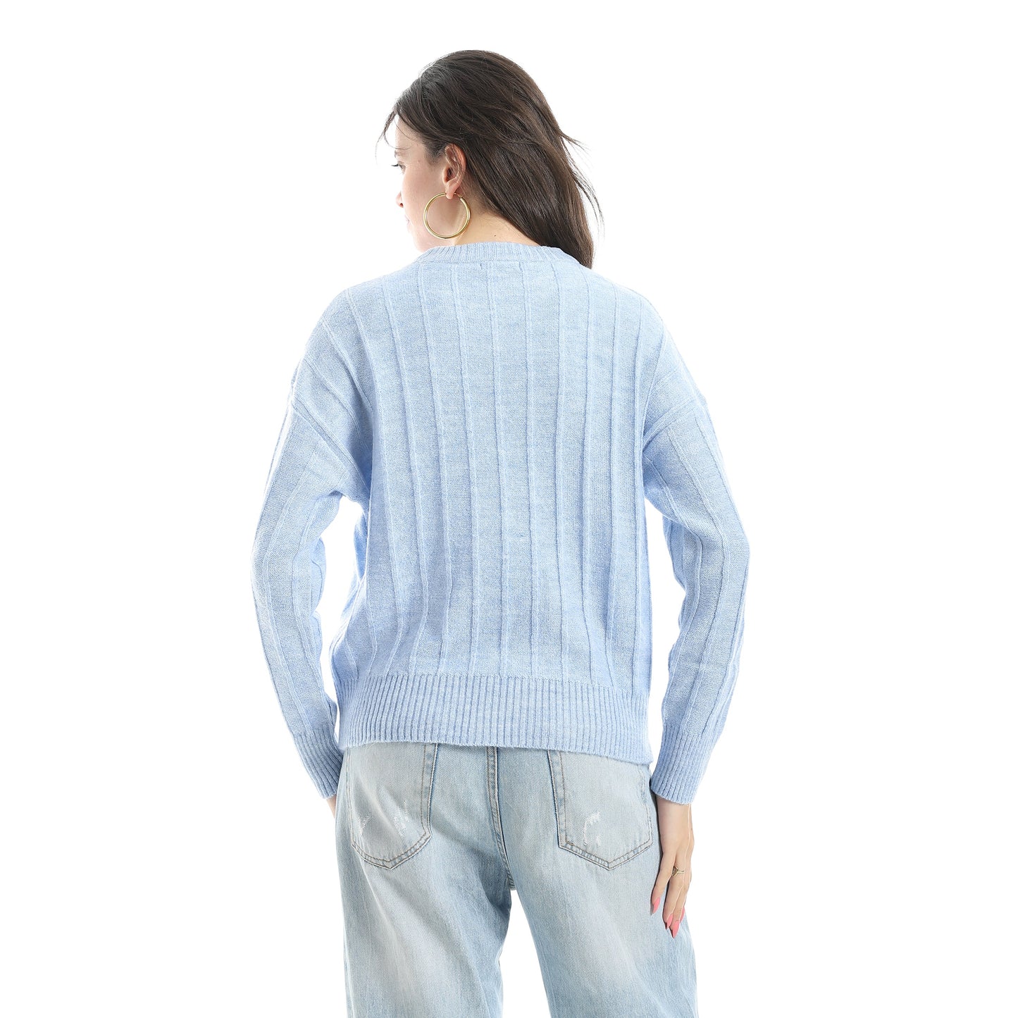 Women's Crew Neck Knit Sweater