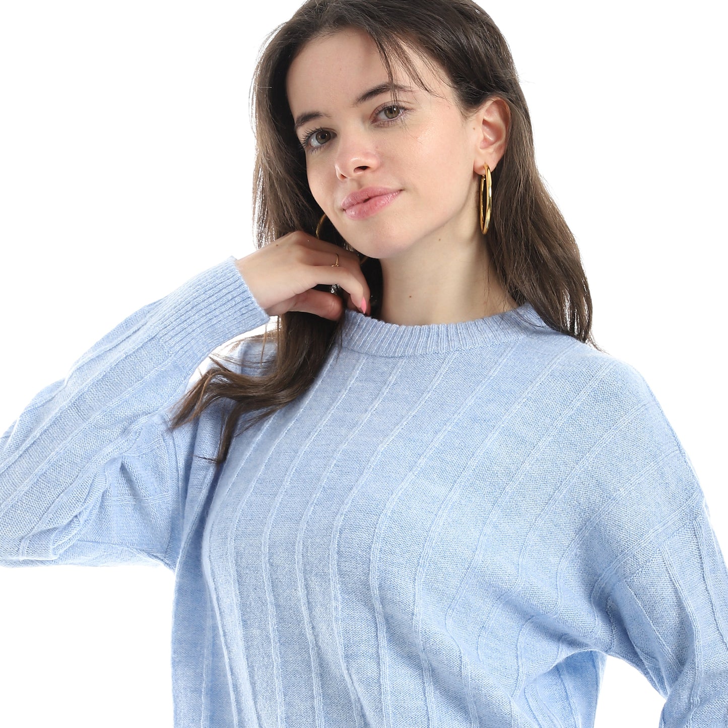 Women's Crew Neck Knit Sweater