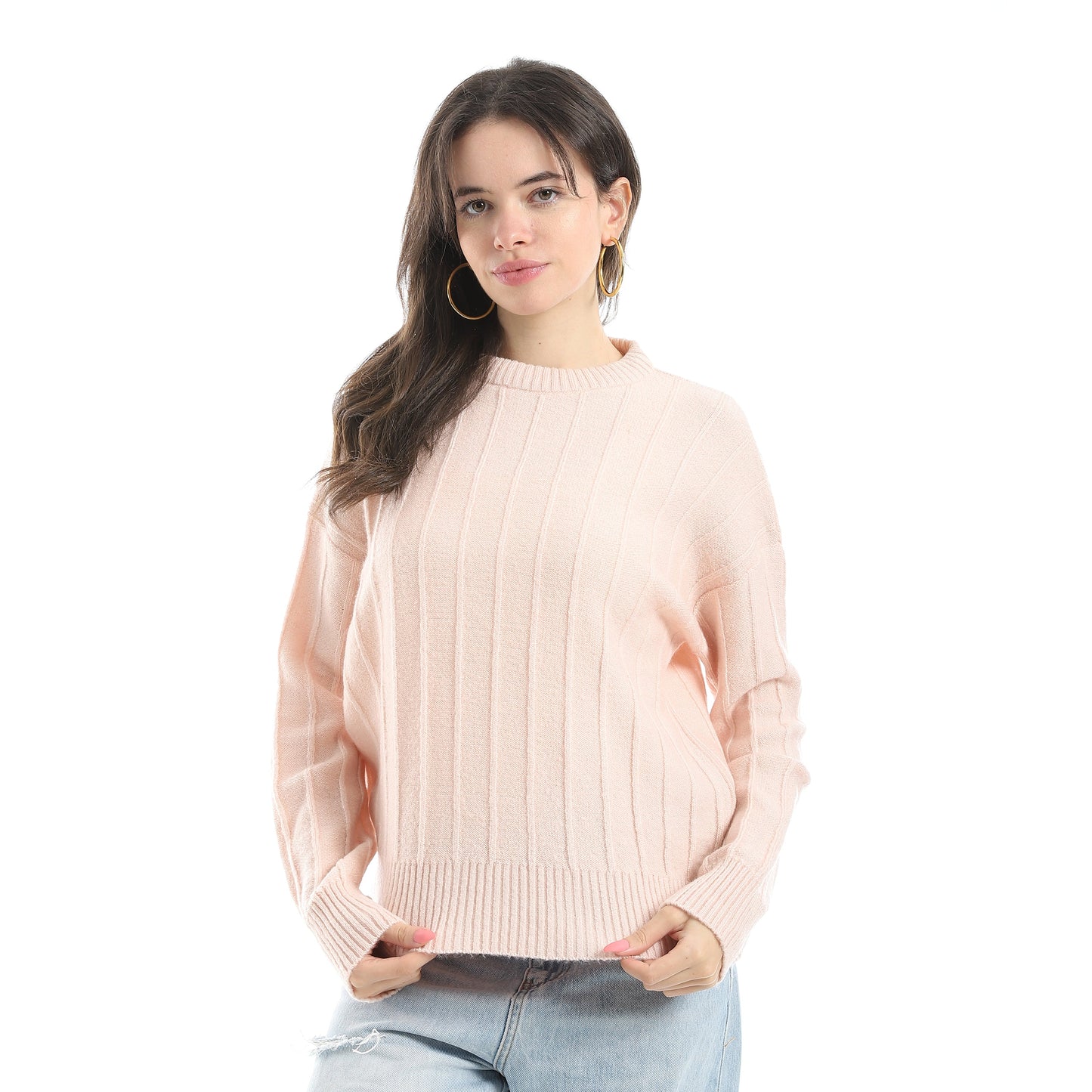 Women's Crew Neck Knit Sweater