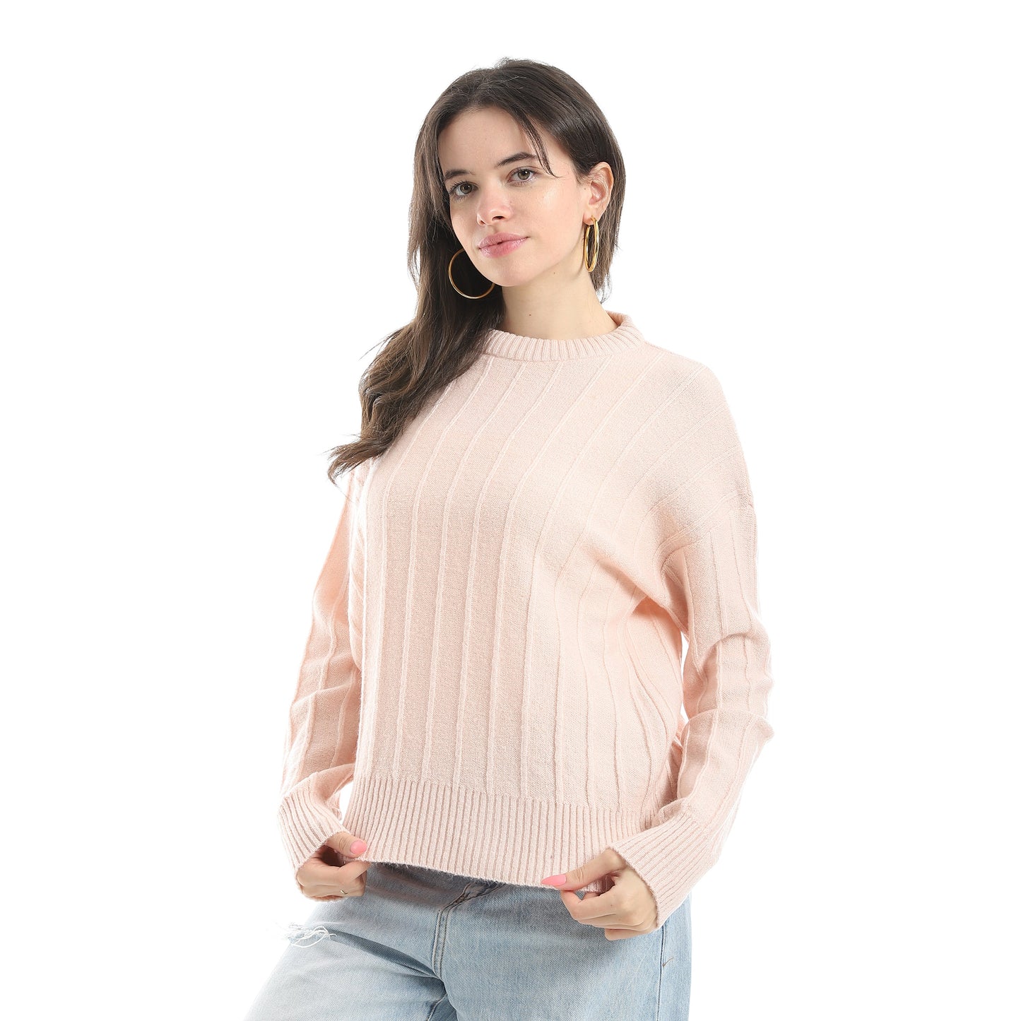 Women's Crew Neck Knit Sweater