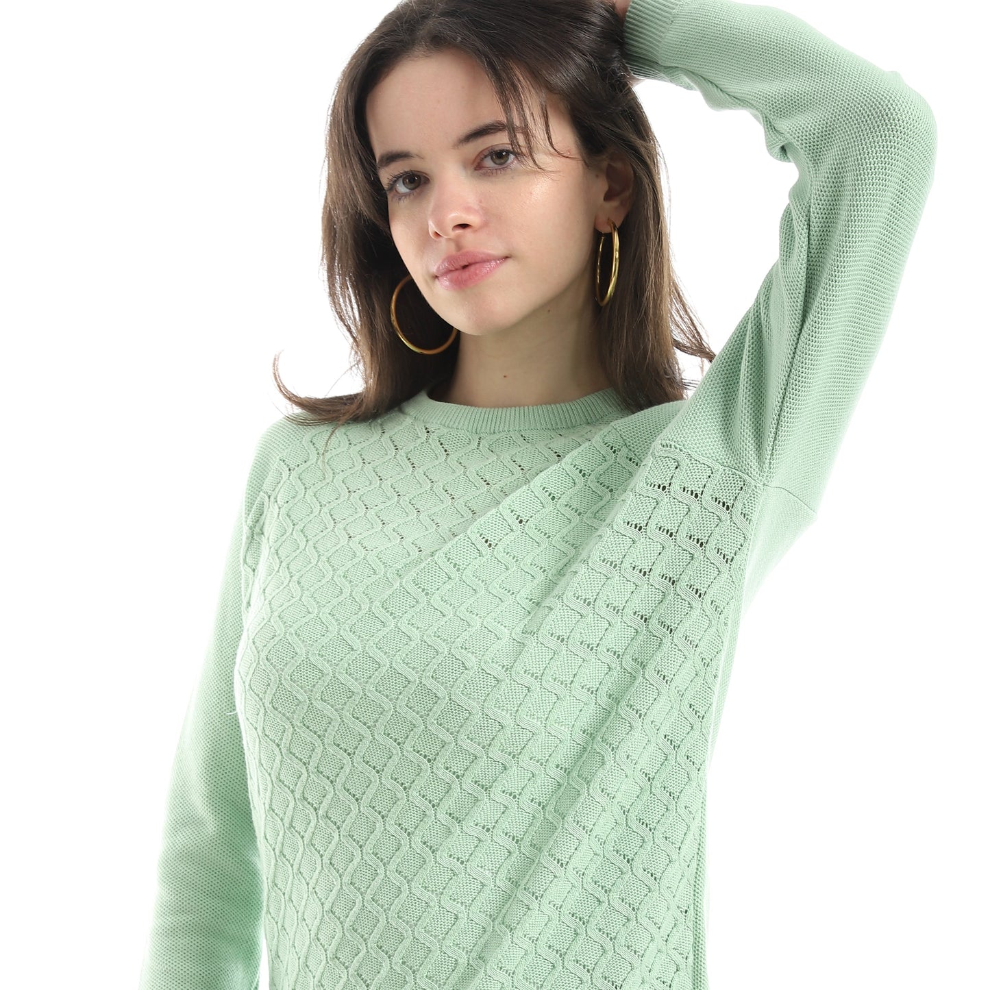 Women's Crew Neck Knit Sweater