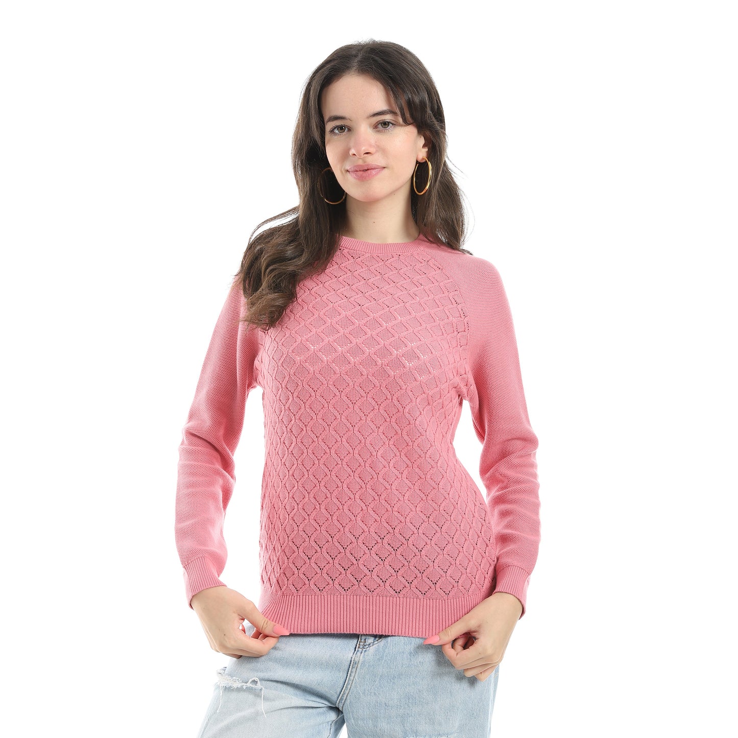 Women's Crew Neck Knit Sweater