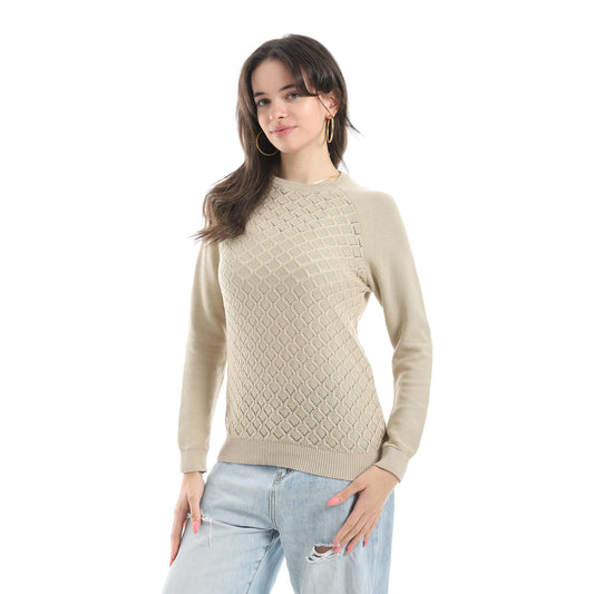 Women's Crew Neck Knit Sweater